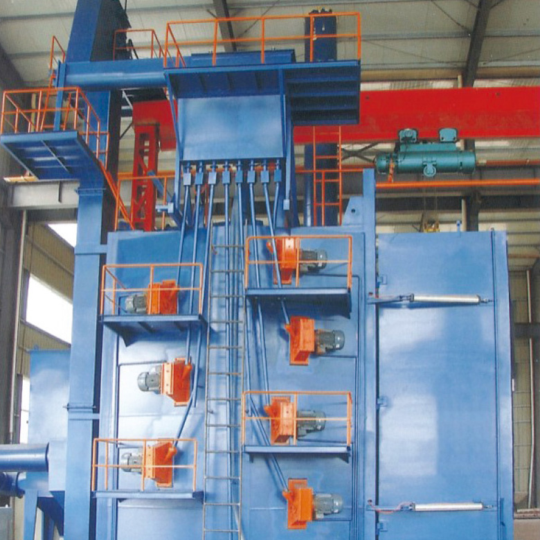 重型吊拋(氣動大門)-吊鉤式拋丸清理機(jī)